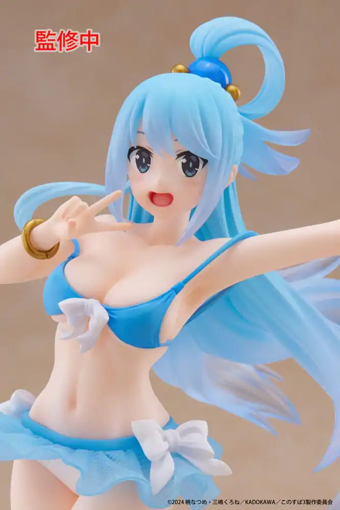 KonoSuba: God&#039;s Blessing on This Wonderful World! 3 Coreful PVC soška Aqua Swimwear Ver. 18 cm termékfotó