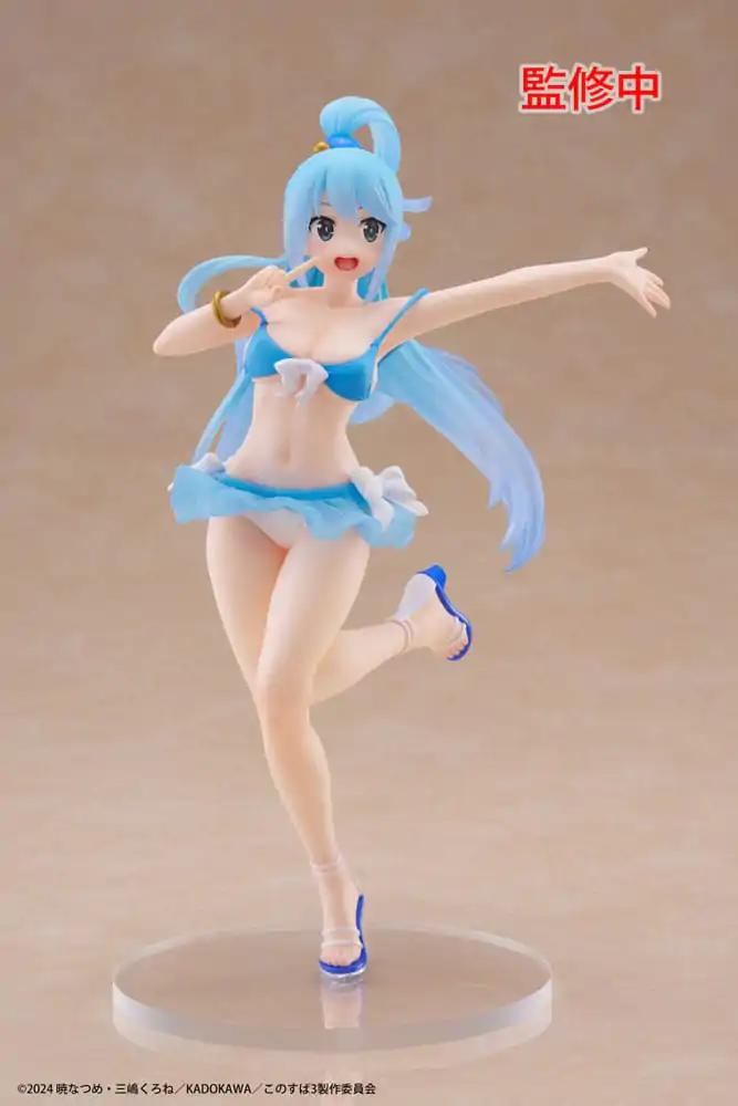 KonoSuba: God&#039;s Blessing on This Wonderful World! 3 Coreful PVC soška Aqua Swimwear Ver. 18 cm termékfotó