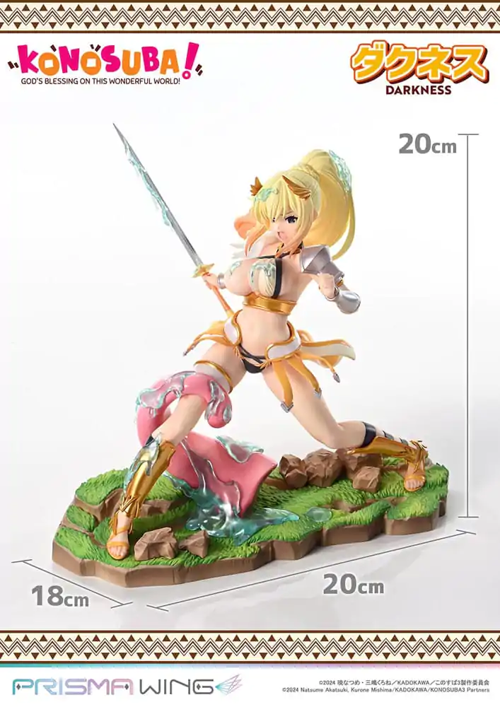 Konusuba - God's blessing on this wonderful world! Prisma Wing PVC Socha 1/7 Darkness 20 cm produktová fotografia