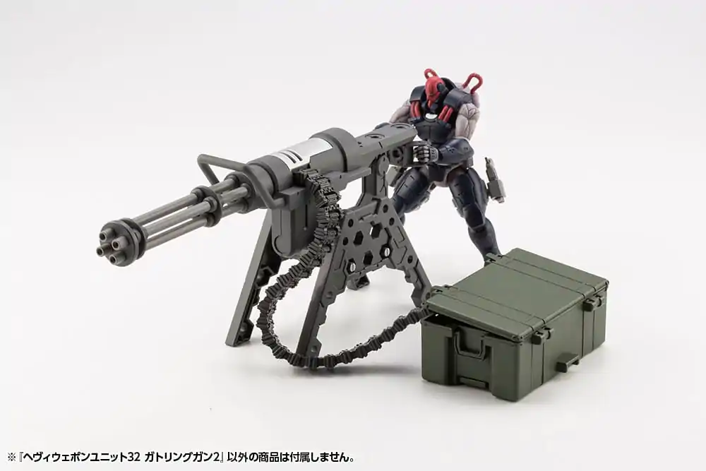 Kotobukiya M.S.G. Model Kit Accesoory Set Heavy Weapon Unit 32 Gatling Gun 2 12 cm produktová fotografia