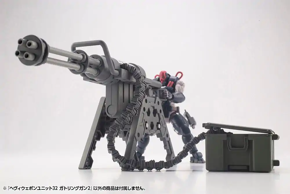 Kotobukiya M.S.G. Model Kit Accesoory Set Heavy Weapon Unit 32 Gatling Gun 2 12 cm produktová fotografia