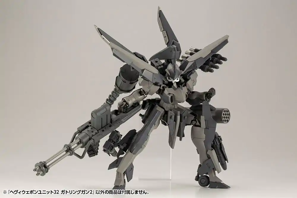 Kotobukiya M.S.G. Model Kit Accesoory Set Heavy Weapon Unit 32 Gatling Gun 2 12 cm produktová fotografia