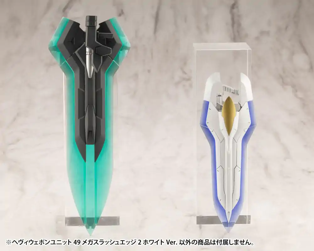 Kotobukiya M.S.G. Model Kit Accessory Set Heavy Weapon Unit 49 Mega Slash Edge 2 Biela Verzia produktová fotografia
