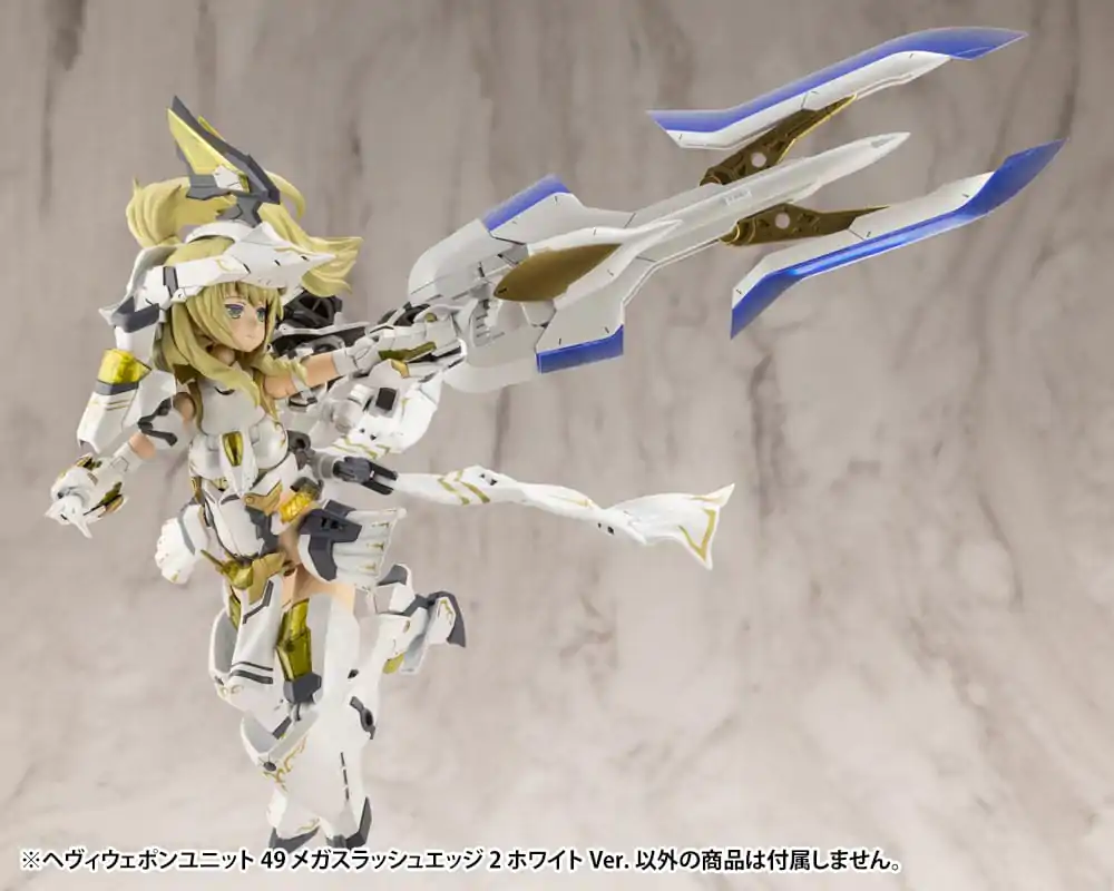 Kotobukiya M.S.G. Model Kit Accessory Set Heavy Weapon Unit 49 Mega Slash Edge 2 Biela Verzia produktová fotografia