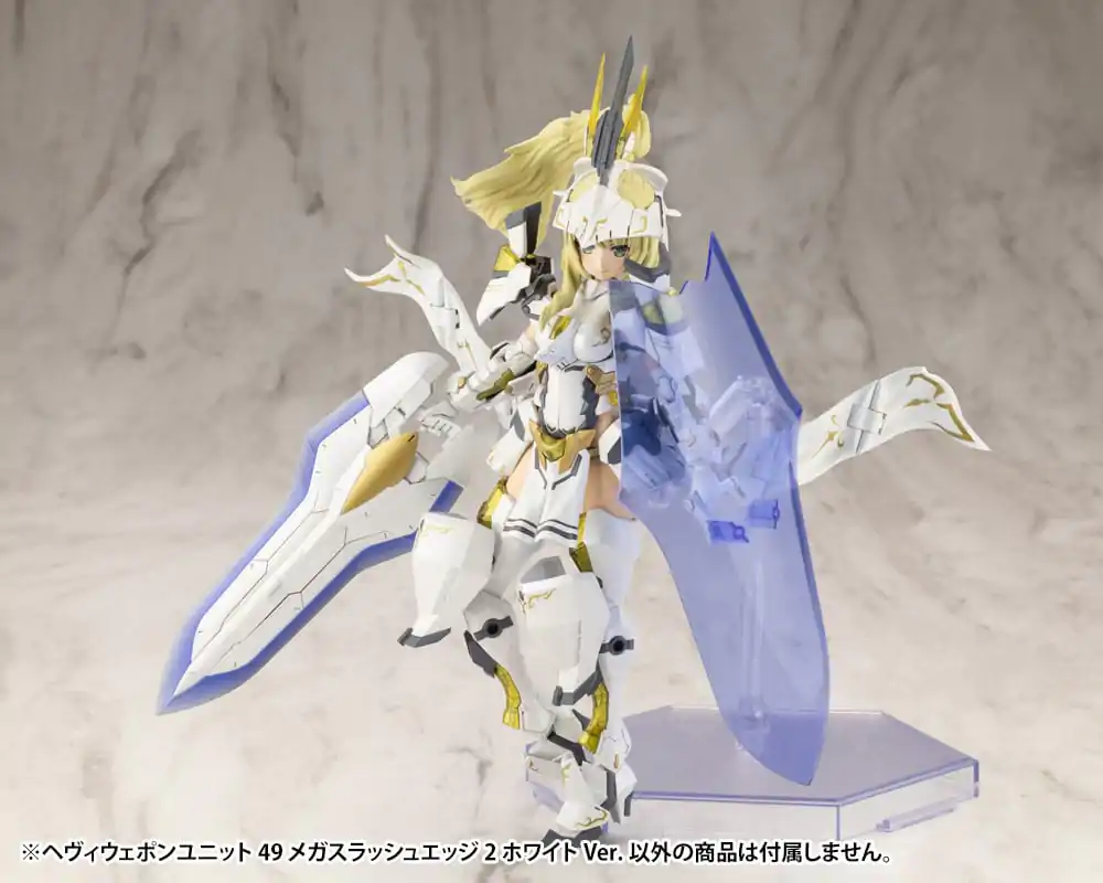Kotobukiya M.S.G. Model Kit Accessory Set Heavy Weapon Unit 49 Mega Slash Edge 2 Biela Verzia produktová fotografia