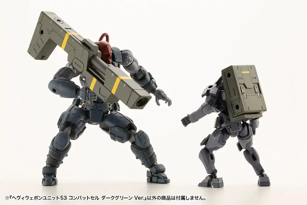 Kotobukiya M.S.G. Model Kit Príslušenstvo Sada Heavy Weapon Unit 53 Combat Cell Dark Green Ver. produktová fotografia