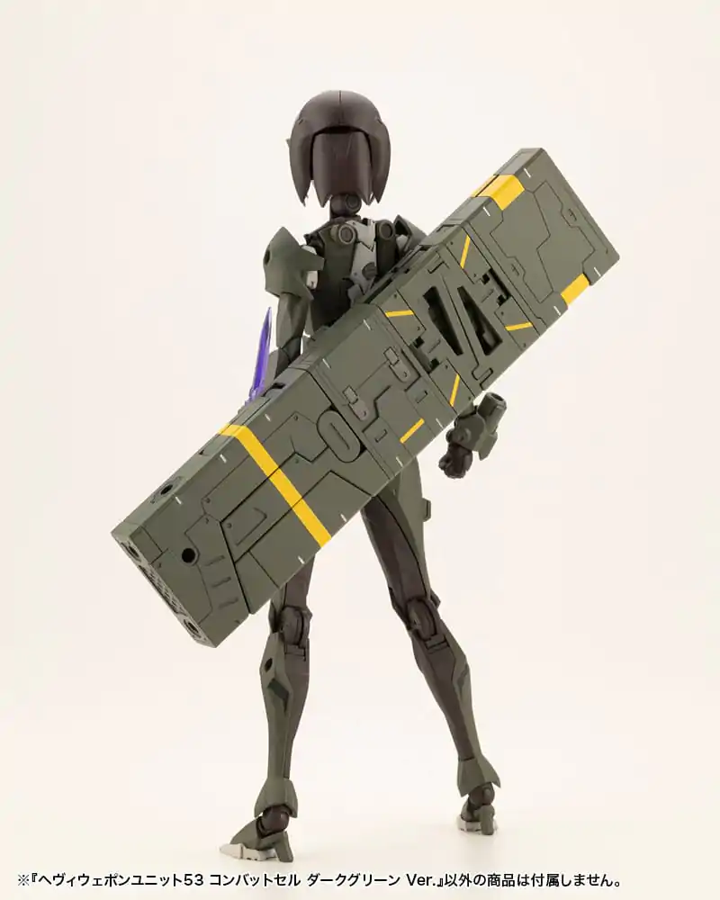 Kotobukiya M.S.G. Model Kit Príslušenstvo Sada Heavy Weapon Unit 53 Combat Cell Dark Green Ver. produktová fotografia