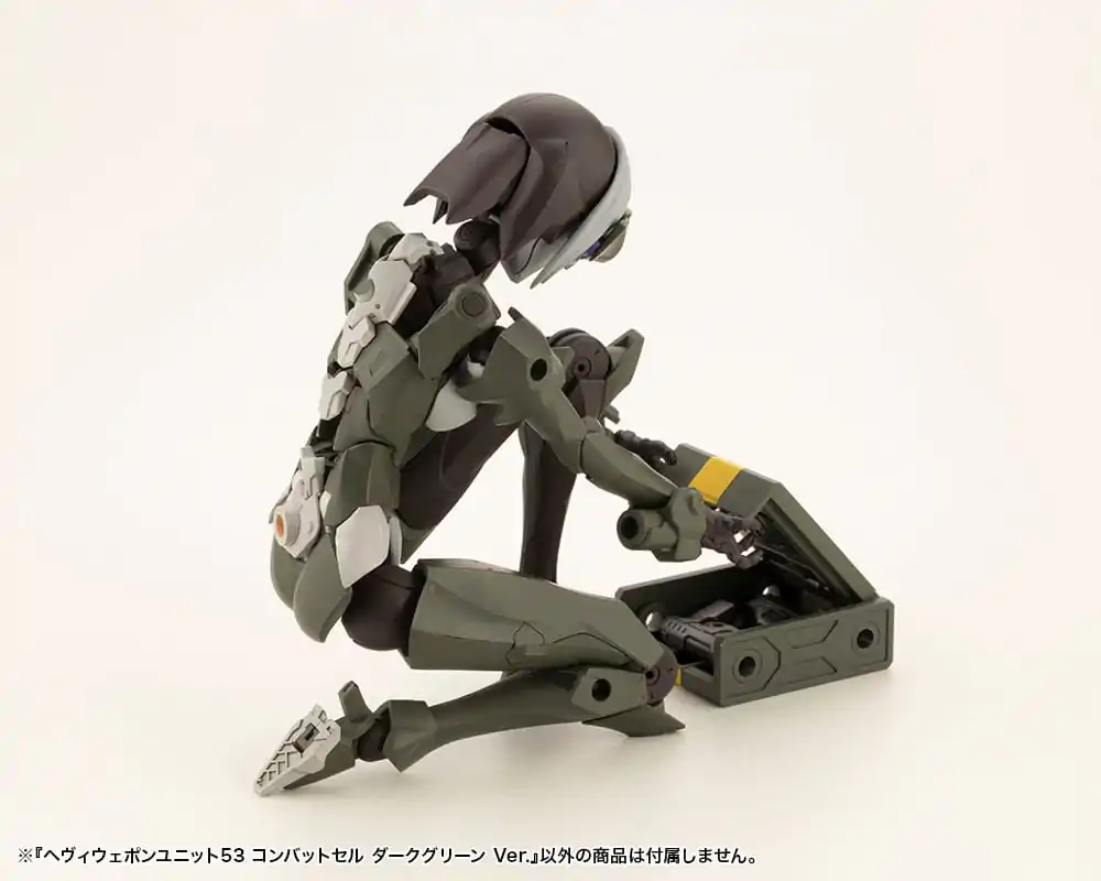 Kotobukiya M.S.G. Model Kit Príslušenstvo Sada Heavy Weapon Unit 53 Combat Cell Dark Green Ver. produktová fotografia