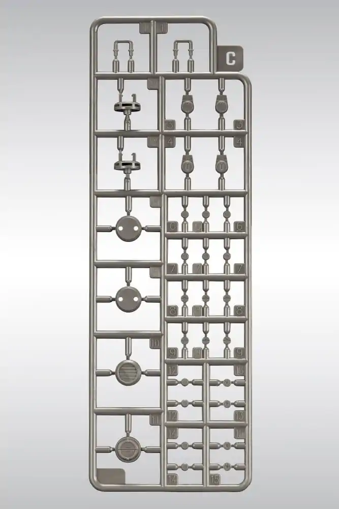 Kotobukiya M.S.G. Model Kit Accessory Set Mecha Supply 10 Detail Kryt Typ A produktová fotografia