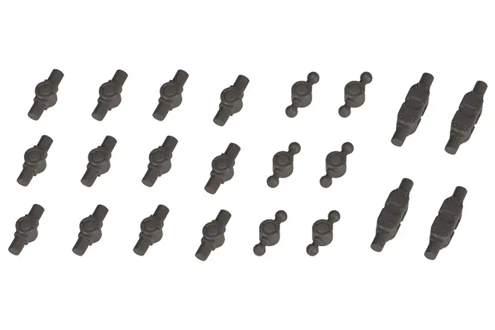 Kotobukiya M.S.G. Model Kit Accesoory Set Mecha Supply 21 Sada Kĺbov Typ E Gunmetallic Version produktová fotografia