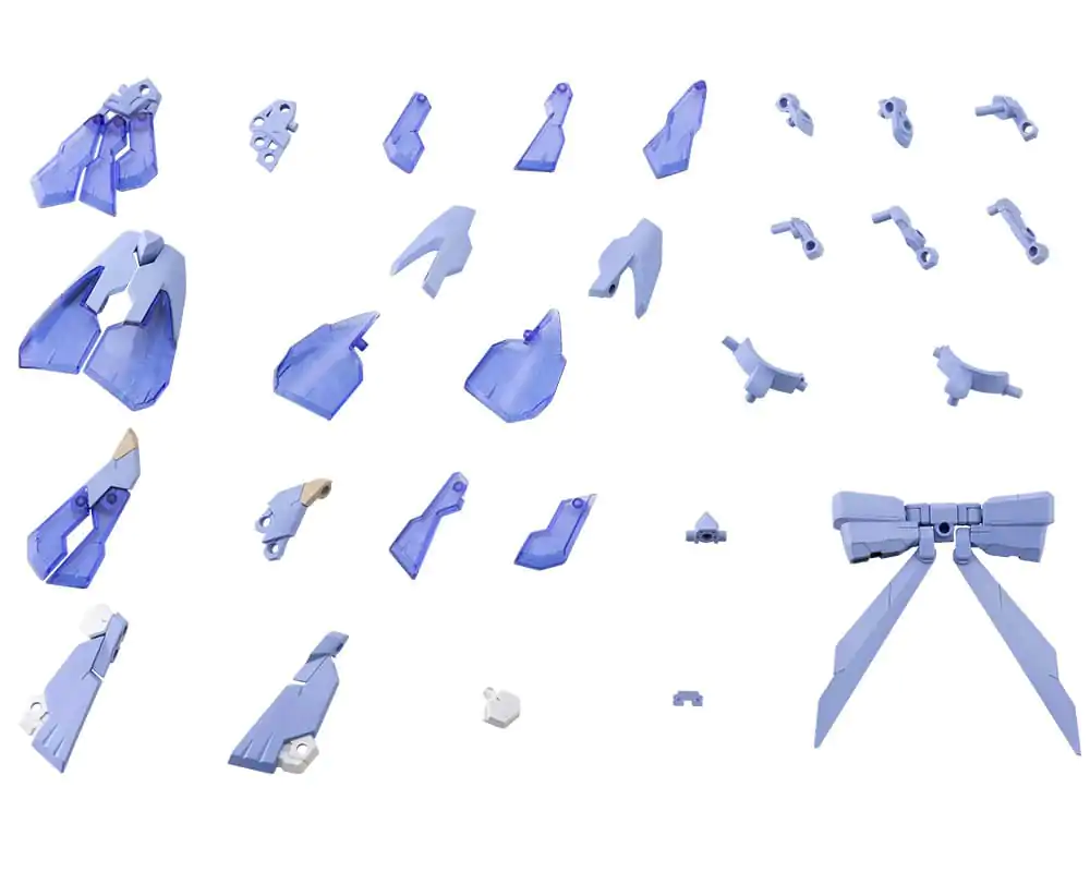 Kotobukiya M.S.G. Model Kit Accessory Set Mecha Supply 33 Armor Type E Dress Ver. Svetlomodrá súprava príslušenstva pre model produktová fotografia
