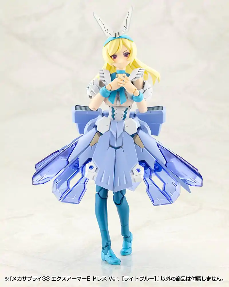 Kotobukiya M.S.G. Model Kit Accessory Set Mecha Supply 33 Armor Type E Dress Ver. Svetlomodrá súprava príslušenstva pre model produktová fotografia