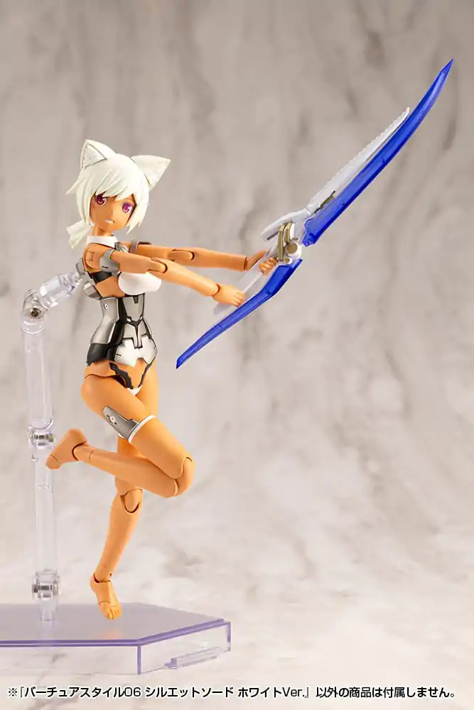 Kotobukiya M.S.G. Súprava príslušenstva k stavebnici Virtuous Style 06 Silhouette Sword Biela verzia produktová fotografia