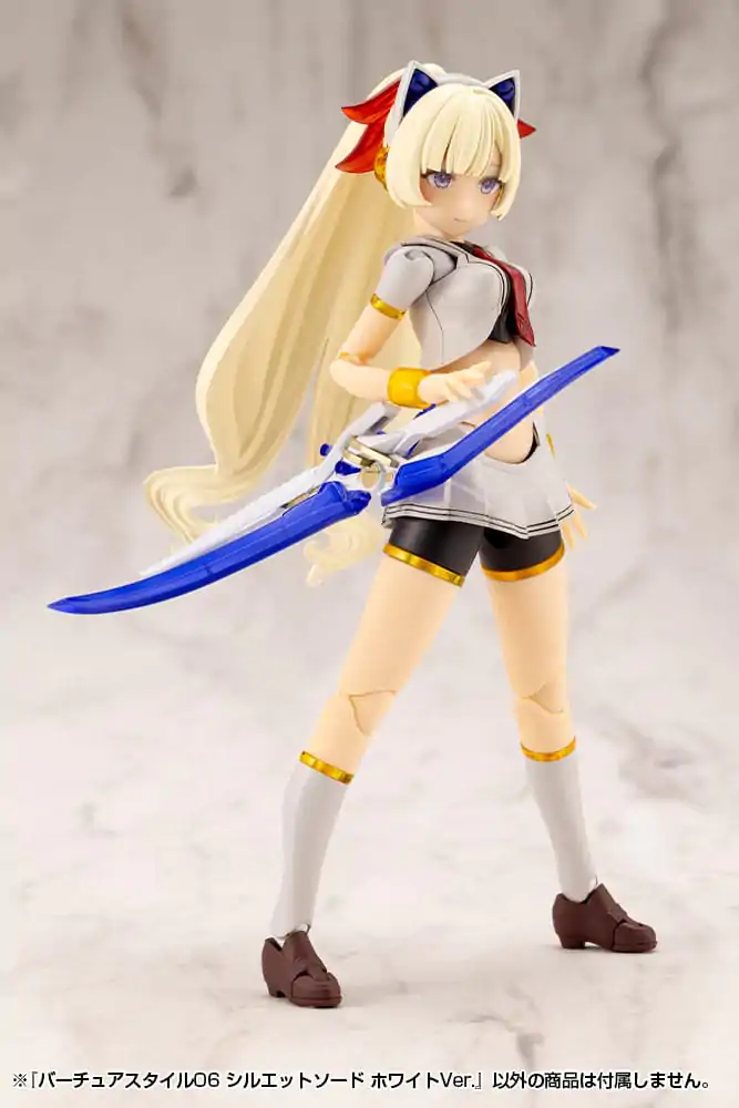 Kotobukiya M.S.G. Súprava príslušenstva k stavebnici Virtuous Style 06 Silhouette Sword Biela verzia produktová fotografia