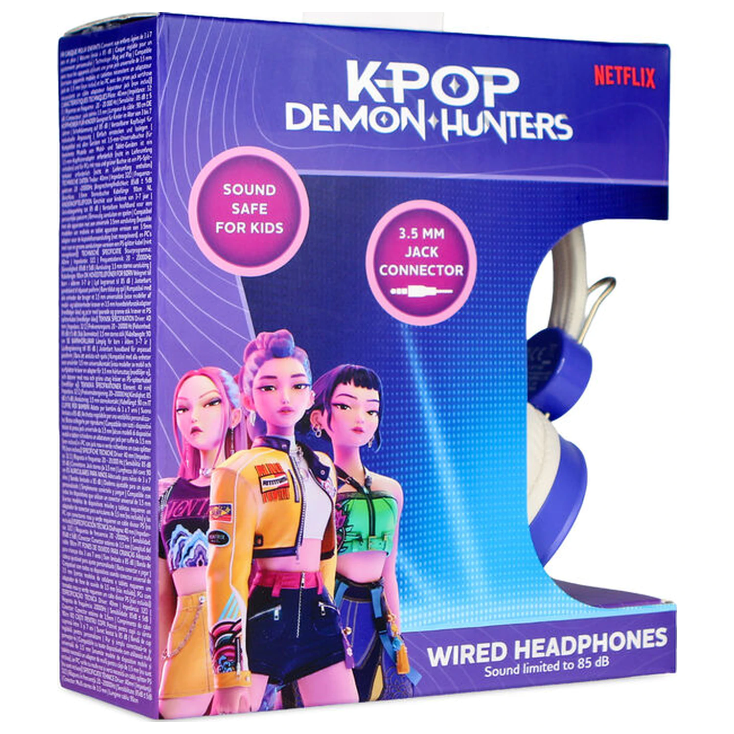 Kpop Demon Hunter core slúchadlá produktová fotografia