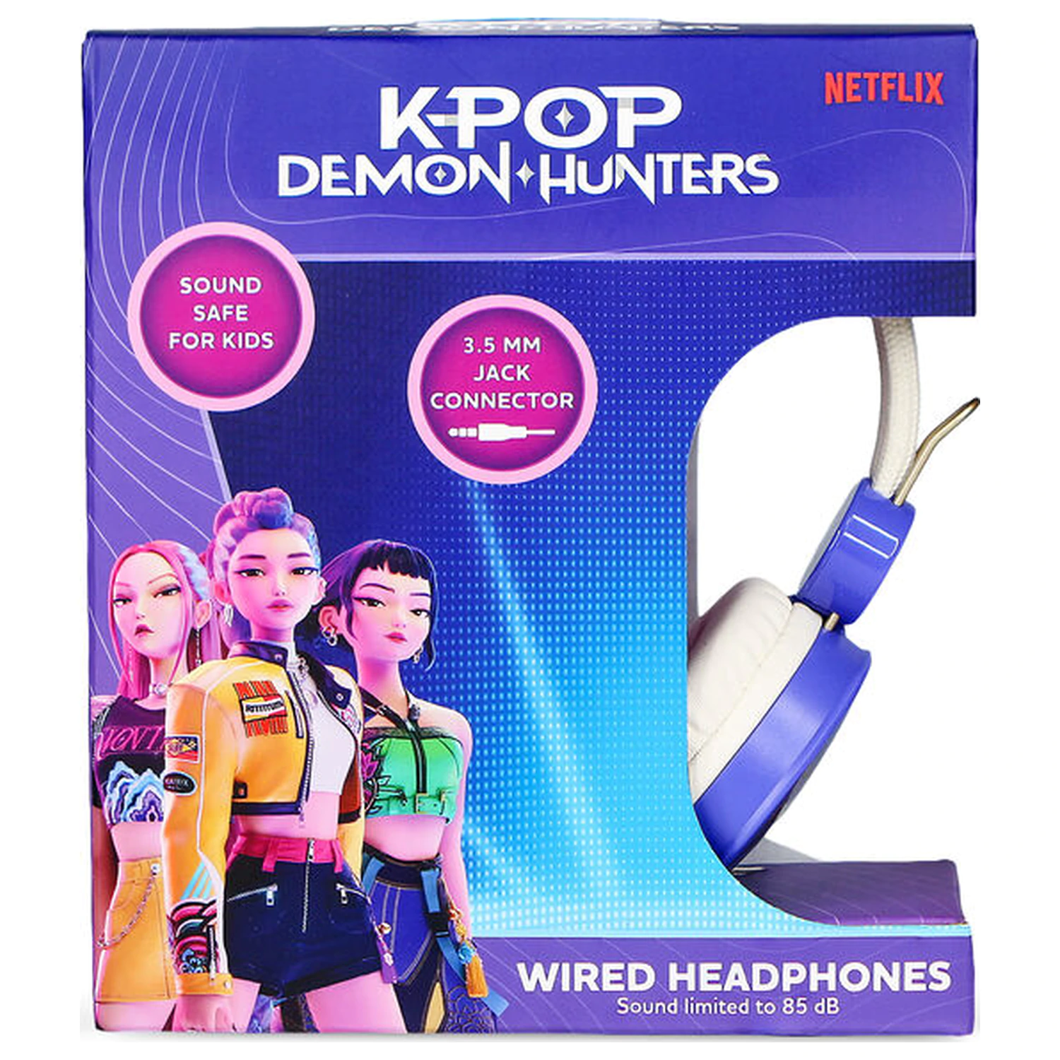 Kpop Demon Hunter core slúchadlá produktová fotografia