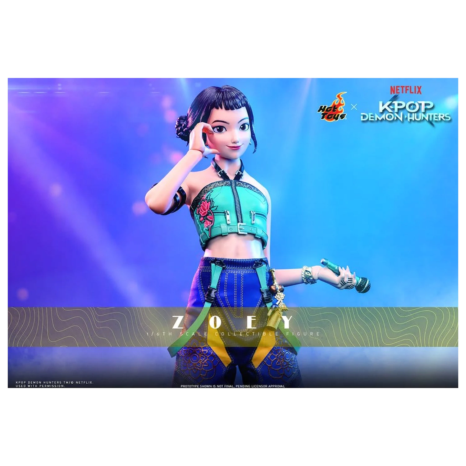 KPop Demon Hunters akčná figúrka 1/6 Zoey 27 cm produktová fotografia