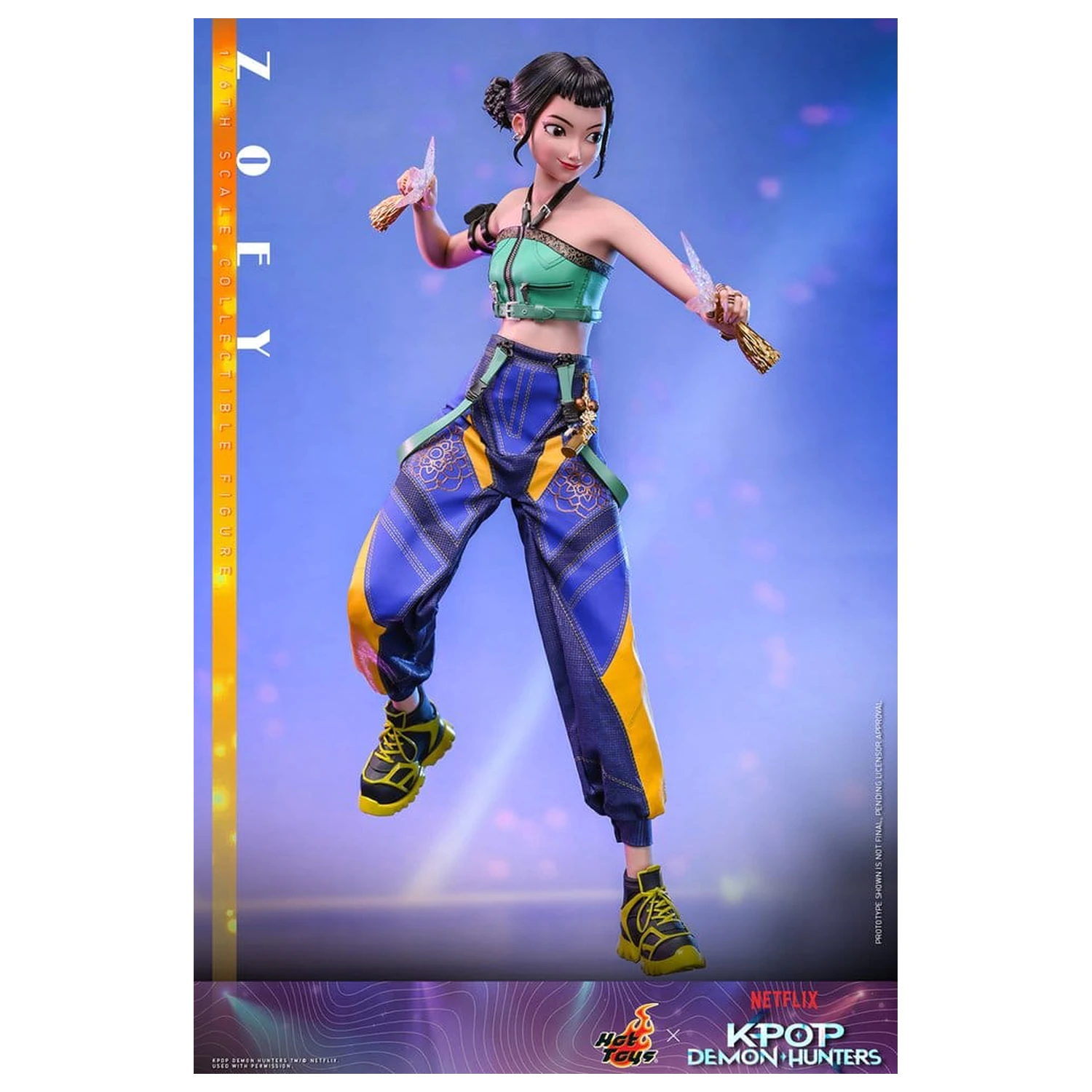 KPop Demon Hunters akčná figúrka 1/6 Zoey 27 cm produktová fotografia