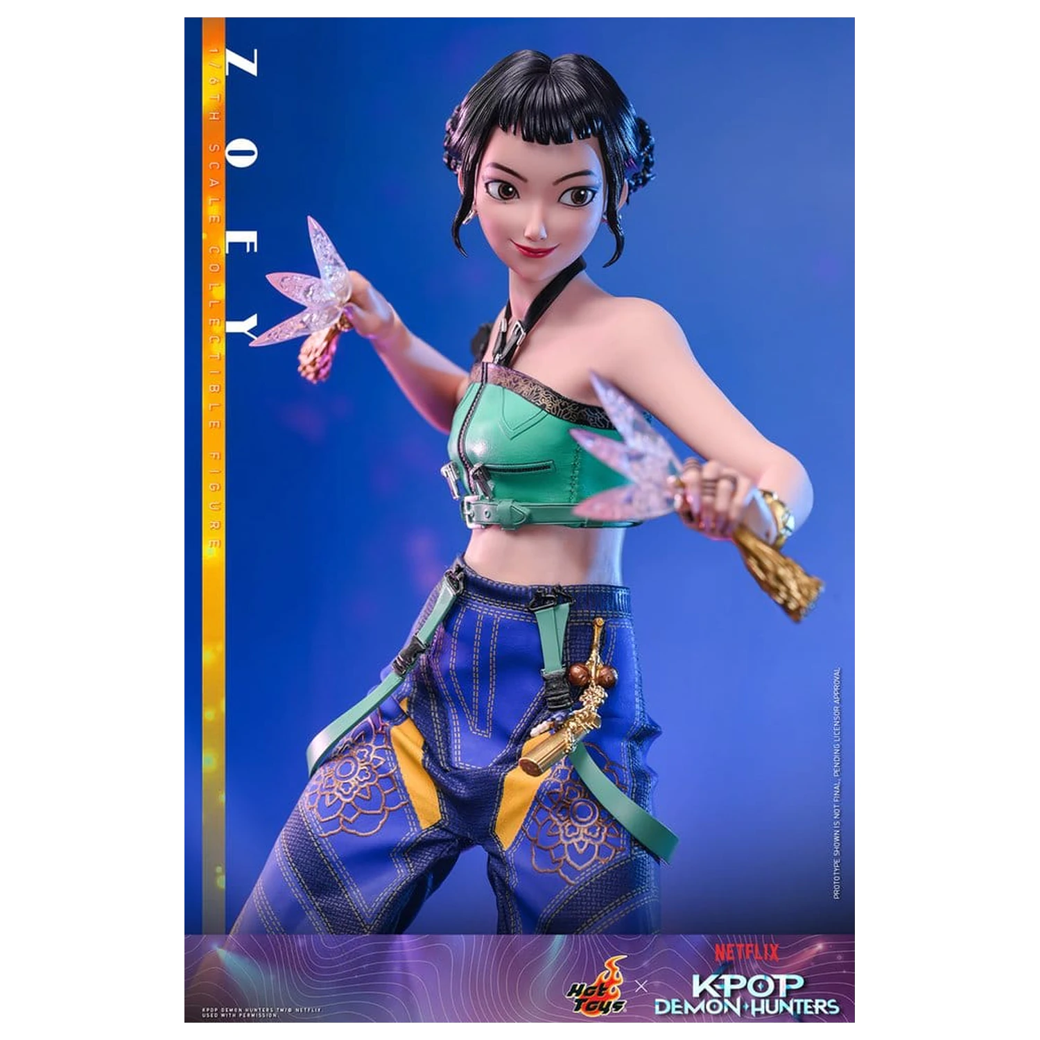 KPop Demon Hunters akčná figúrka 1/6 Zoey 27 cm produktová fotografia