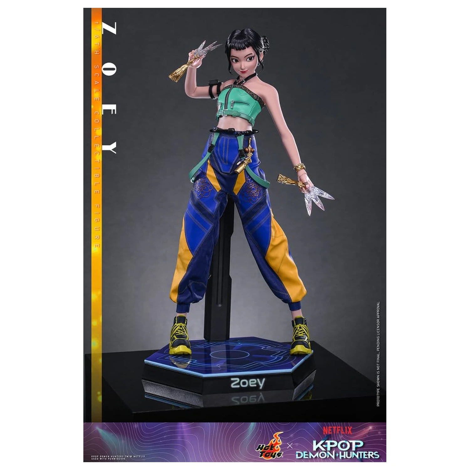 KPop Demon Hunters akčná figúrka 1/6 Zoey 27 cm produktová fotografia