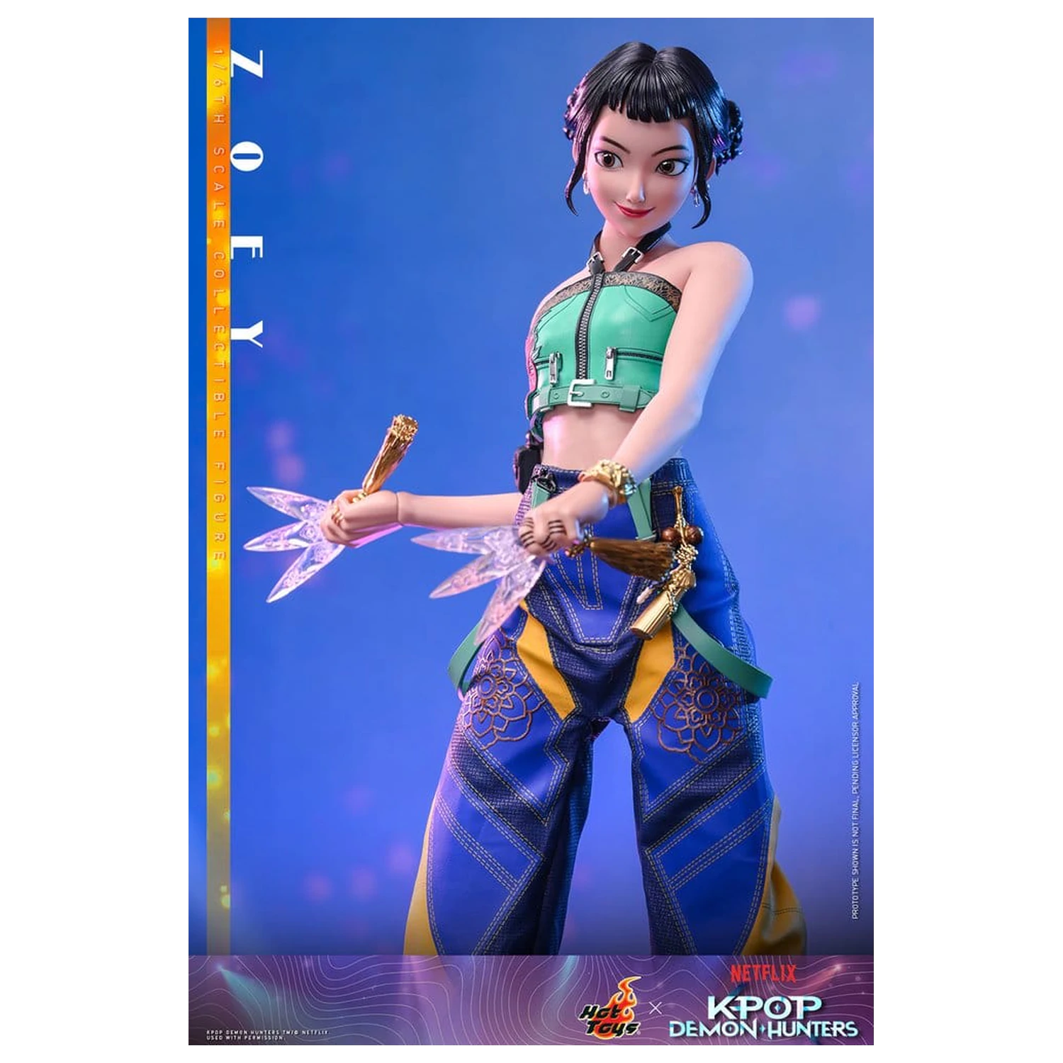 KPop Demon Hunters akčná figúrka 1/6 Zoey 27 cm produktová fotografia