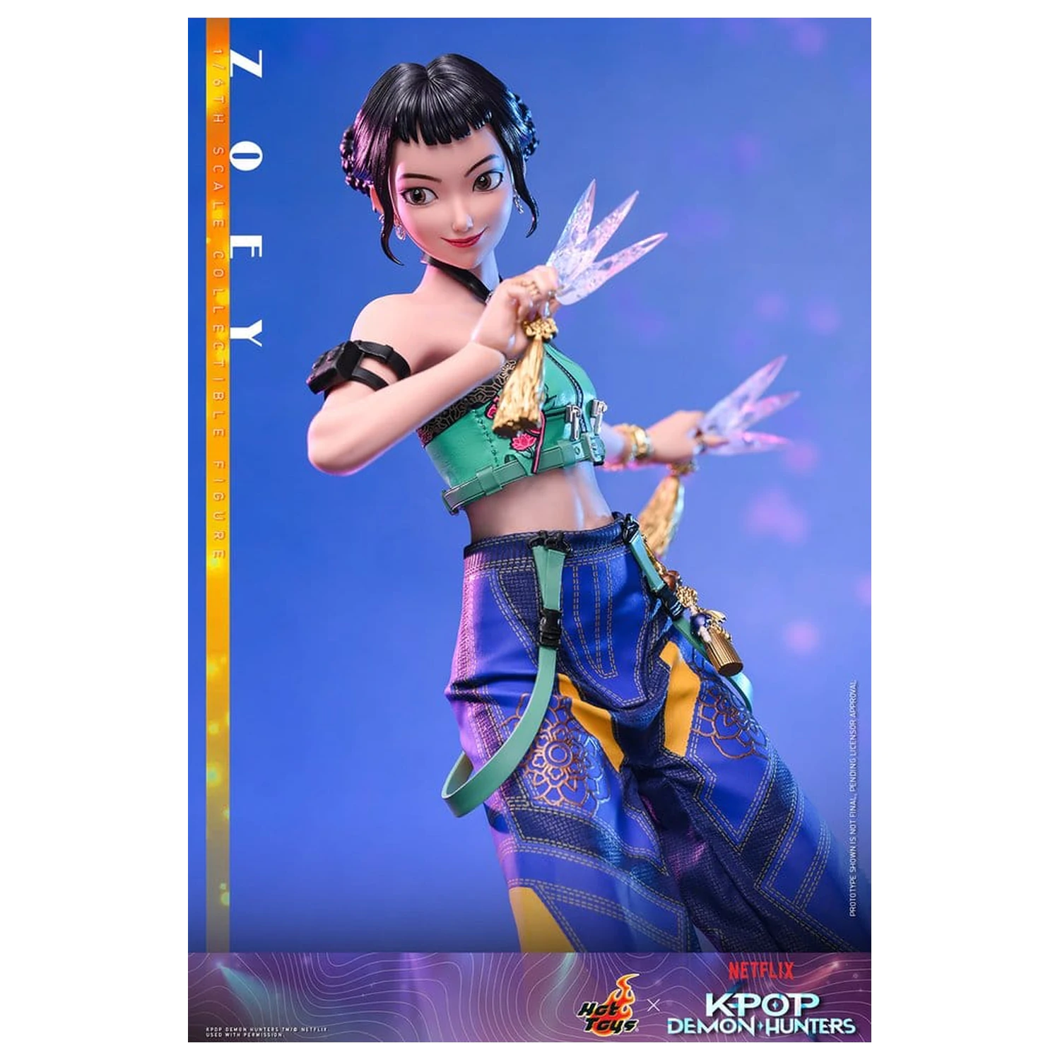 KPop Demon Hunters akčná figúrka 1/6 Zoey 27 cm produktová fotografia