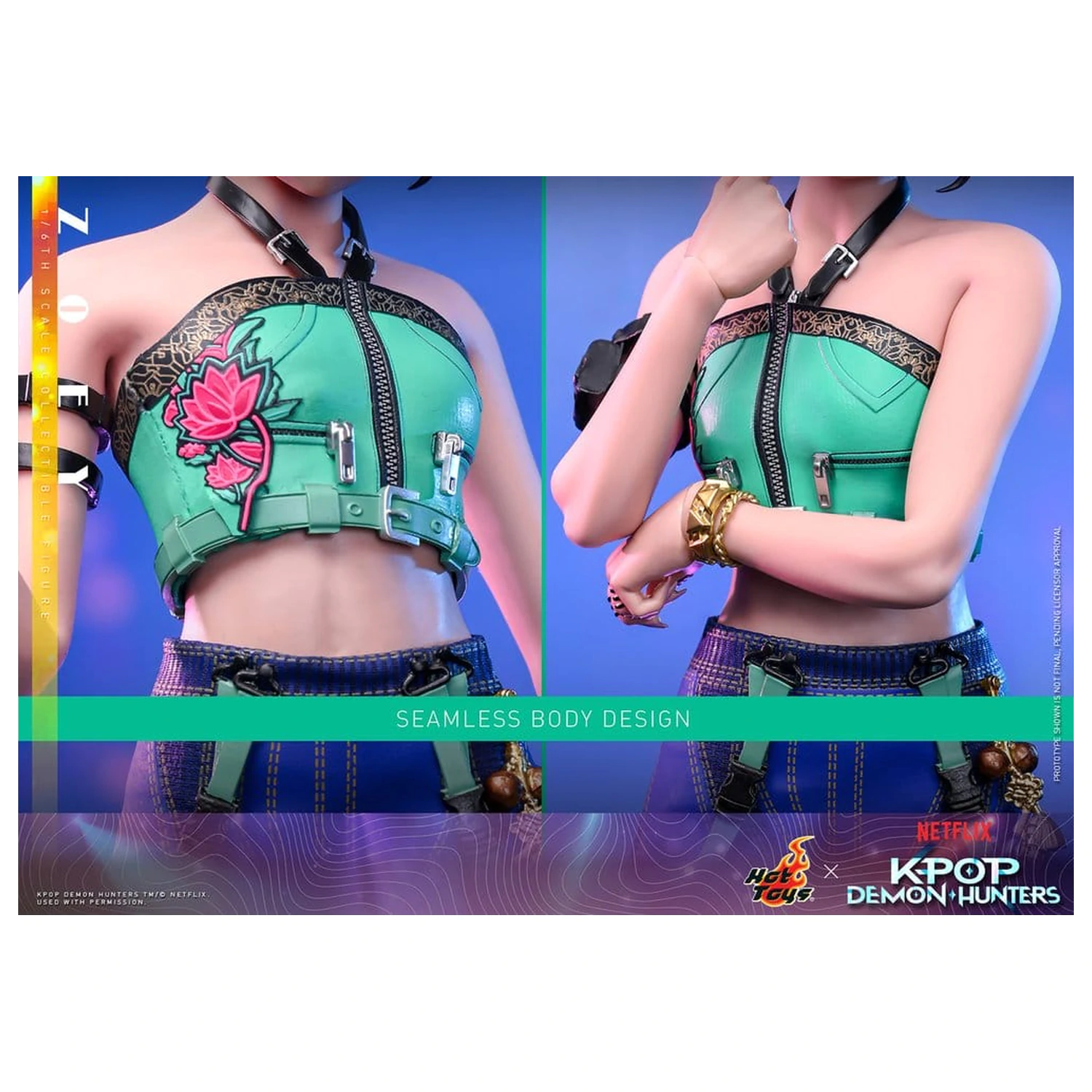KPop Demon Hunters akčná figúrka 1/6 Zoey 27 cm produktová fotografia