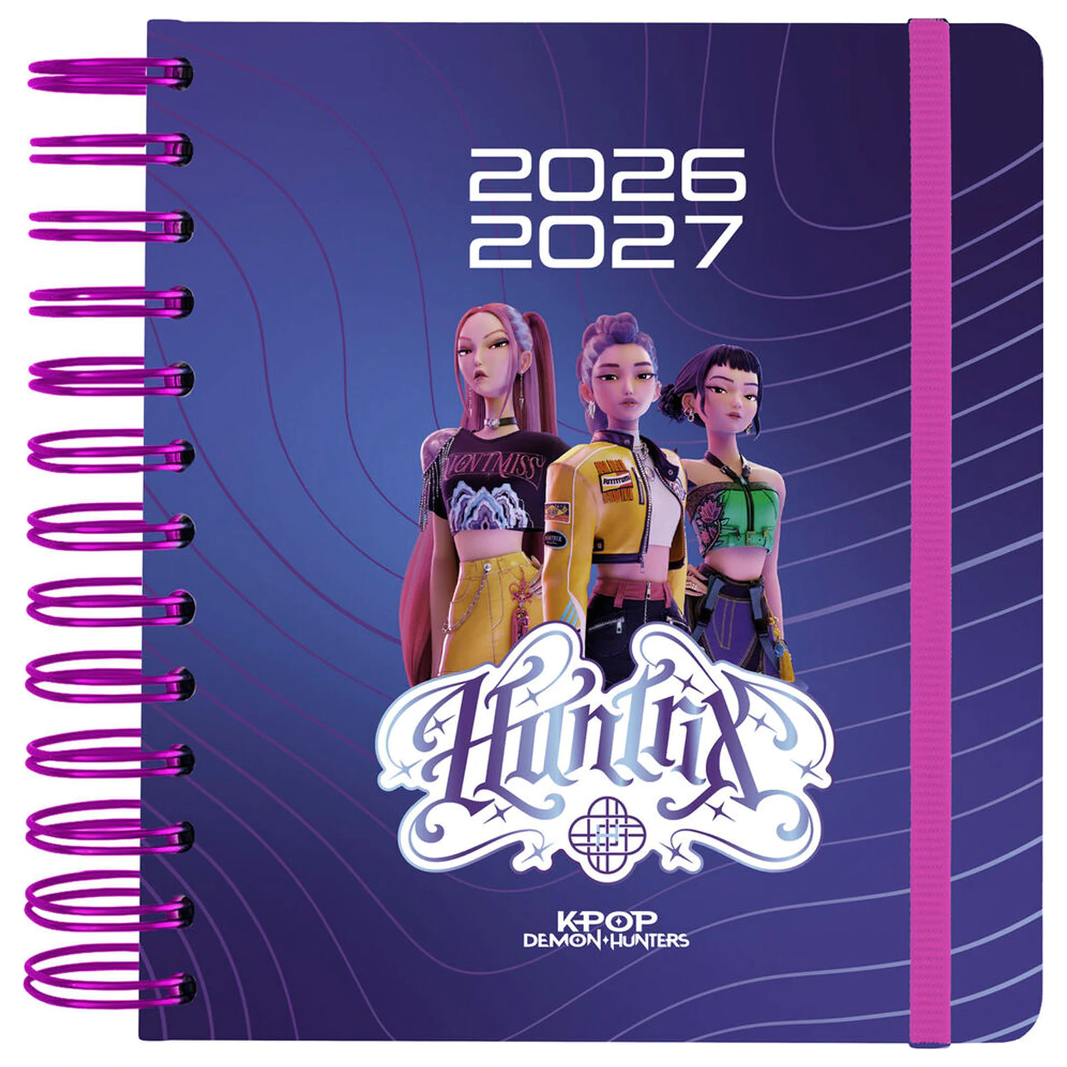 KPop Demon Hunters školský kalendár 2026/2027 produktová fotografia