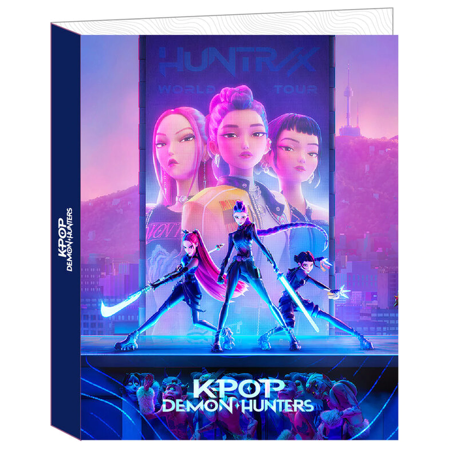 Kpop Demon Hunters 4-krúžkový zakladač produktová fotografia