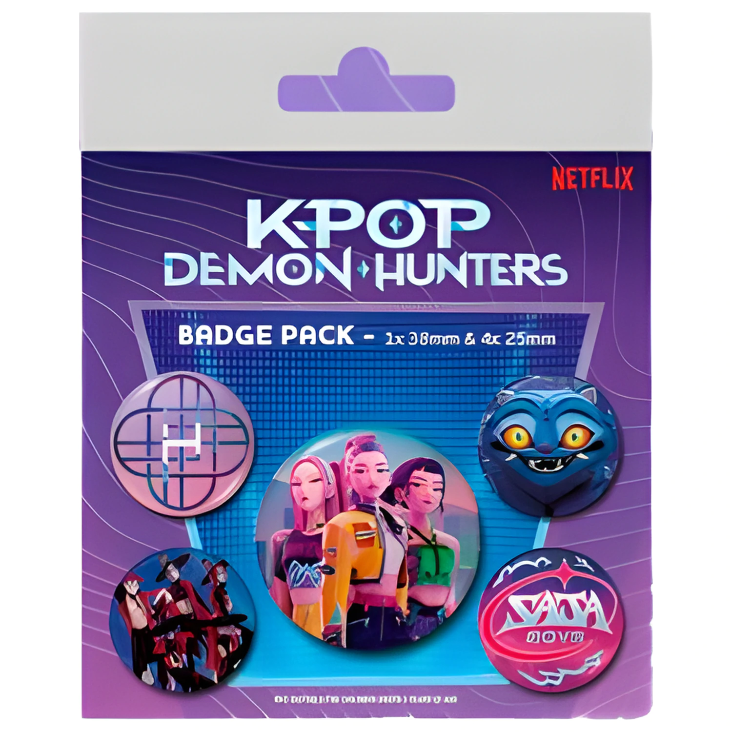 KPop Demon Hunters balenie 5 odznakov produktová fotografia