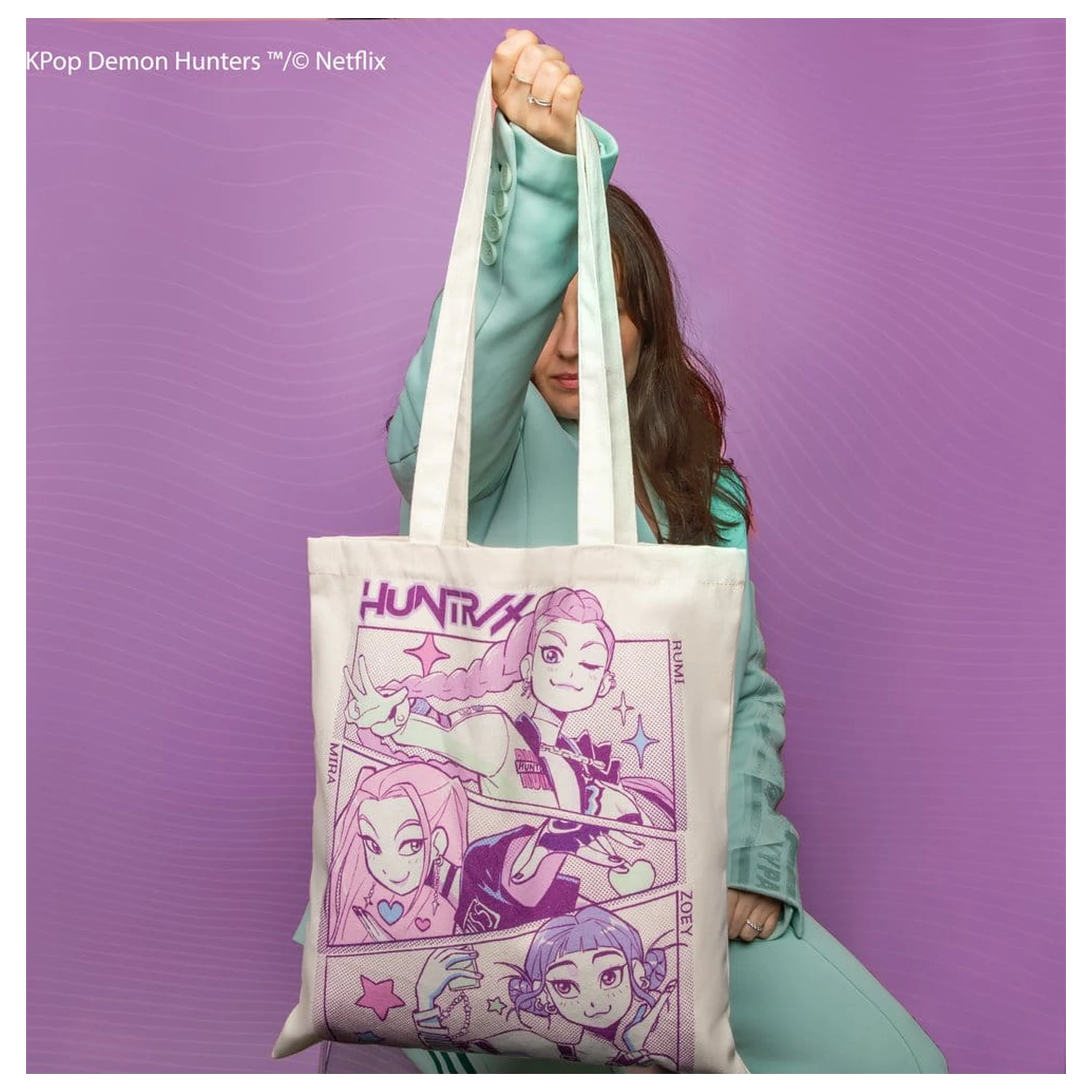 KPop Demon Hunters Tote Bag A battle for the fans Taška produktová fotografia