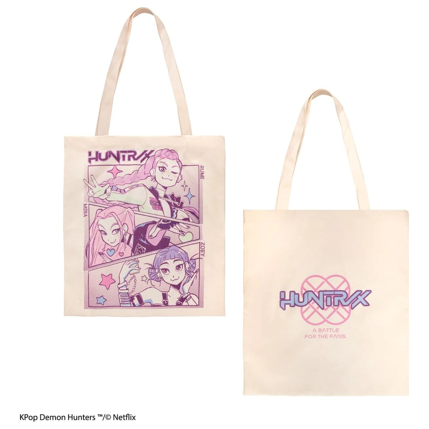 KPop Demon Hunters Tote Bag A battle for the fans Taška produktová fotografia