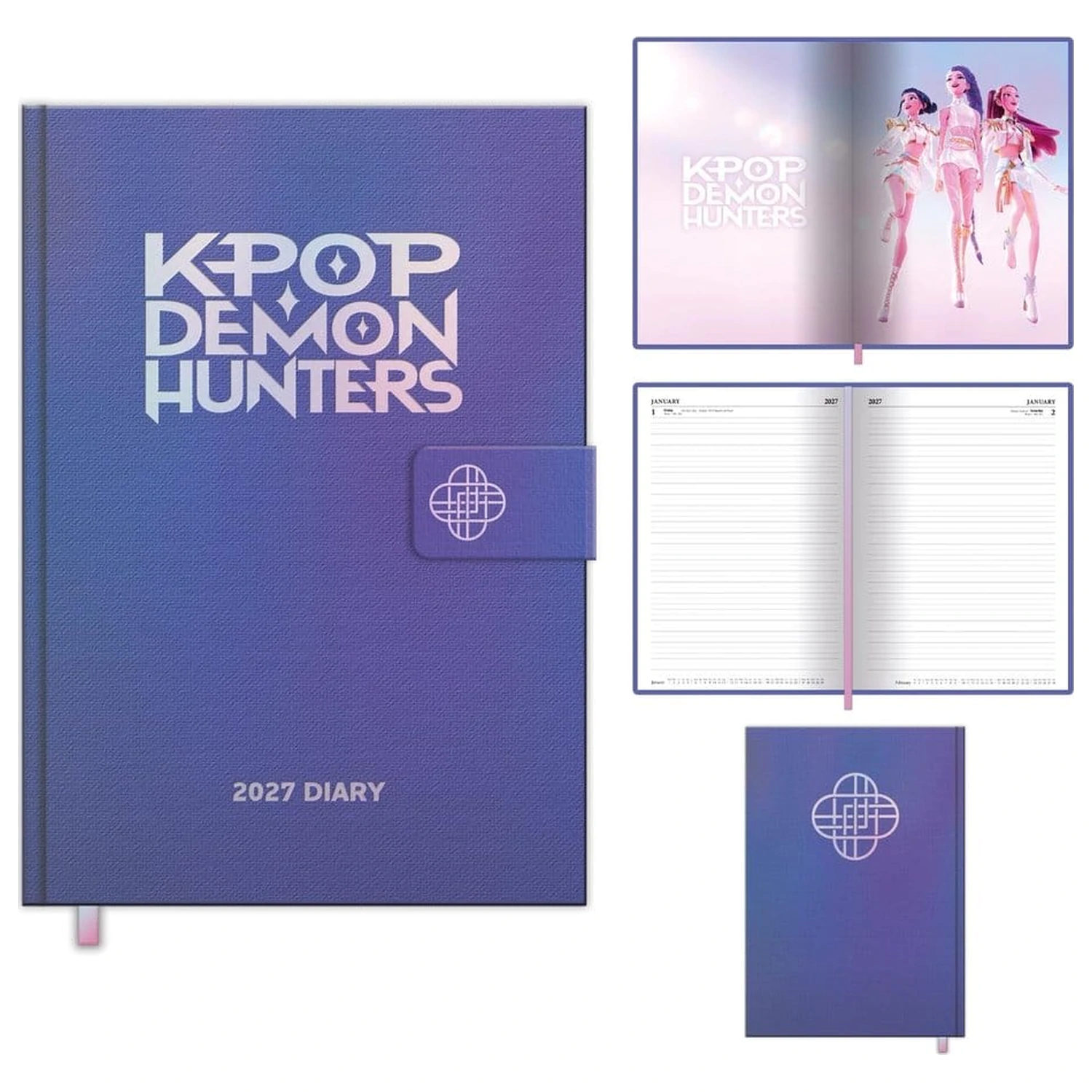 KPop Demon Hunters A5 Diár 2027 produktová fotografia