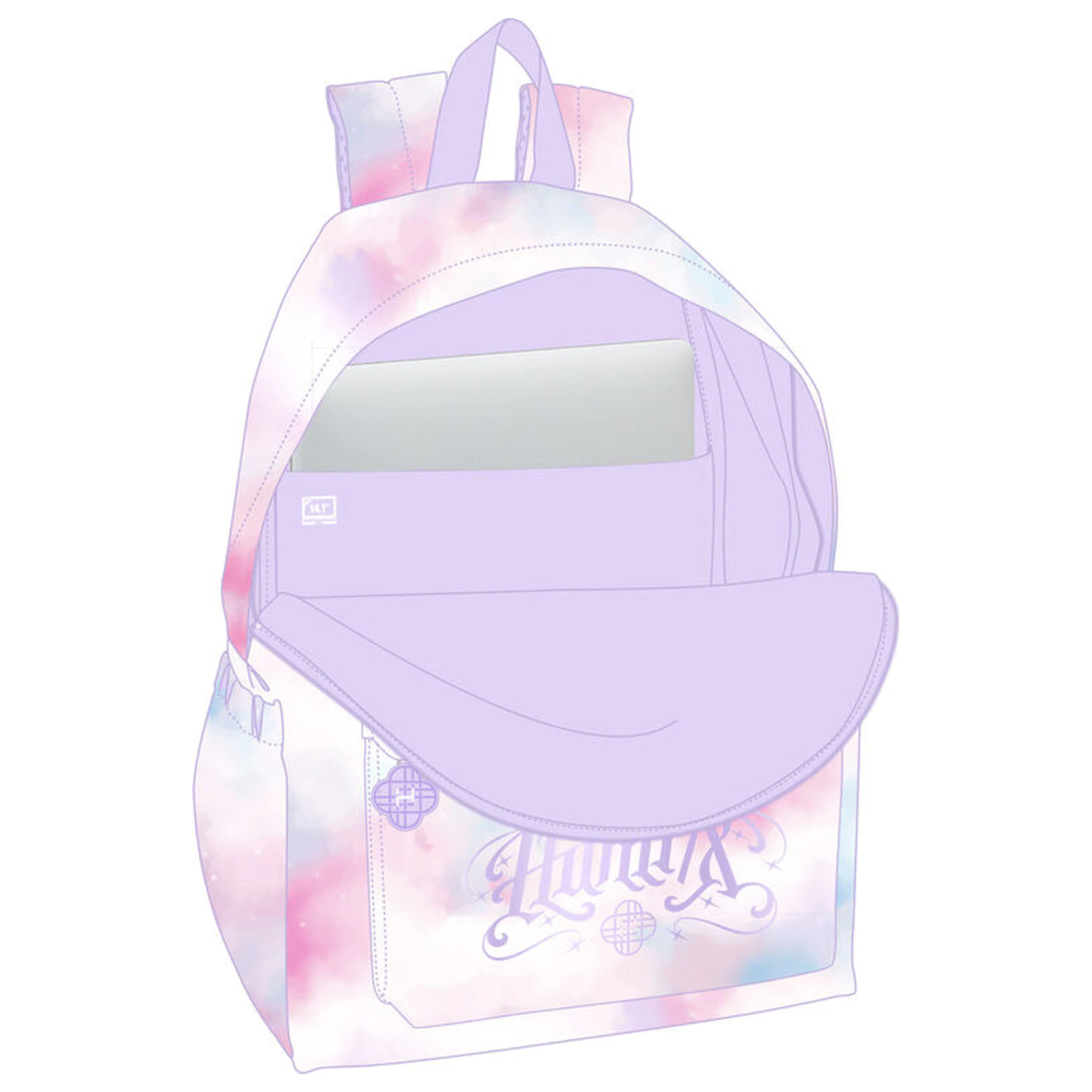 Demon Hunters Kpop Artist batoh 43cm produktová fotografia