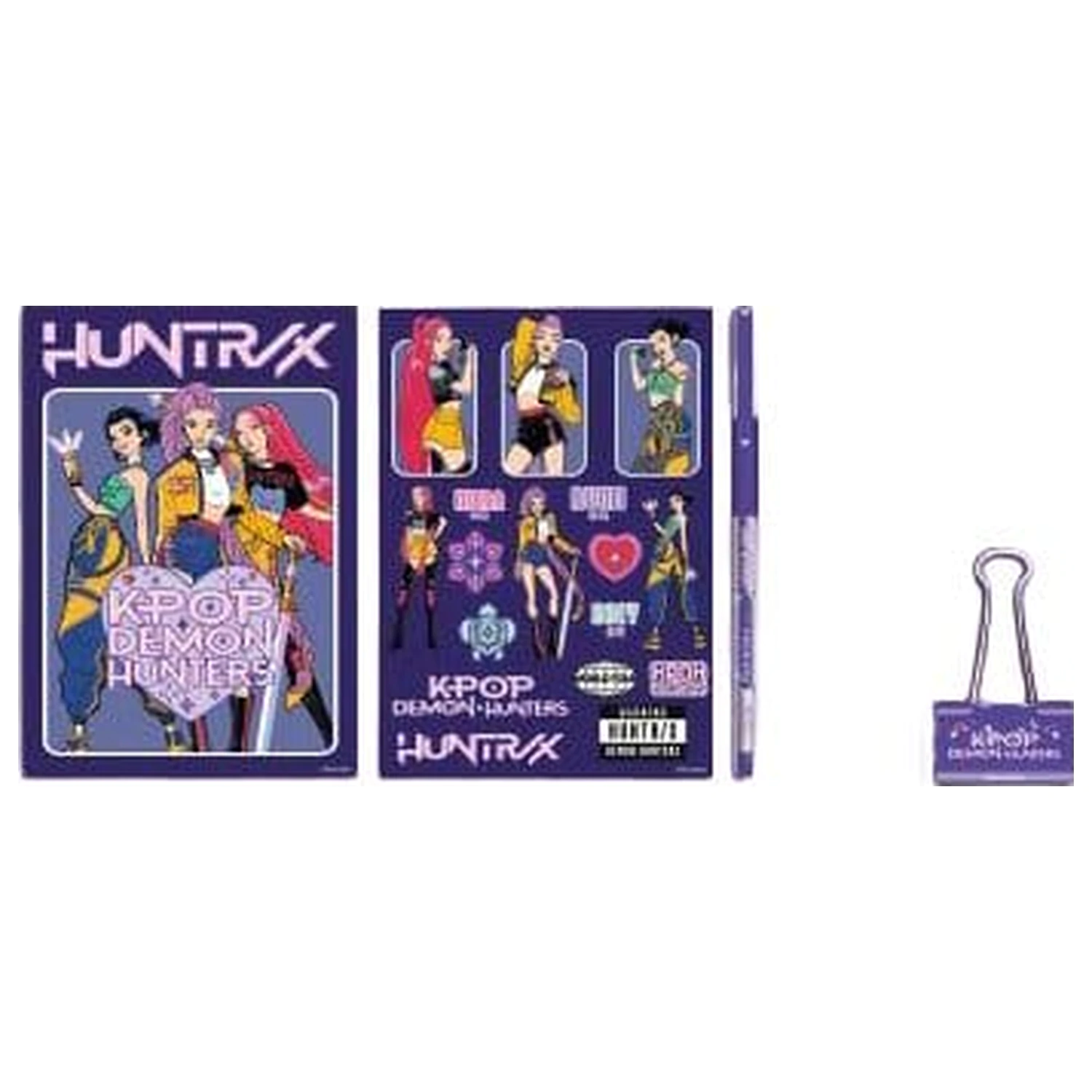 KPop Demon Hunters Priehľadné puzdro na ceruzky Set Hunter/X produktová fotografia
