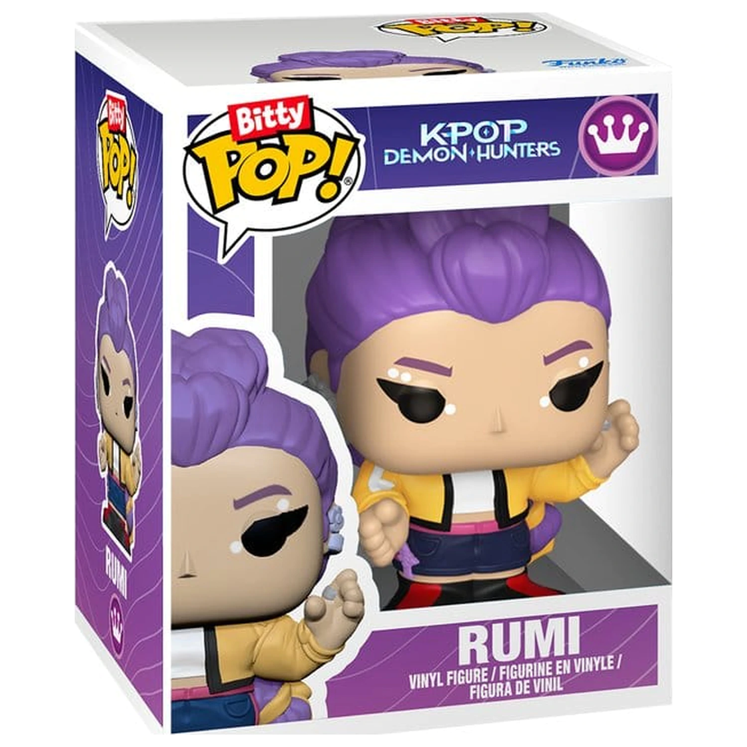KPop Demon Hunters Bitty Funko POP! Stages Vinyl figúrka Rumi 2,5 cm produktová fotografia