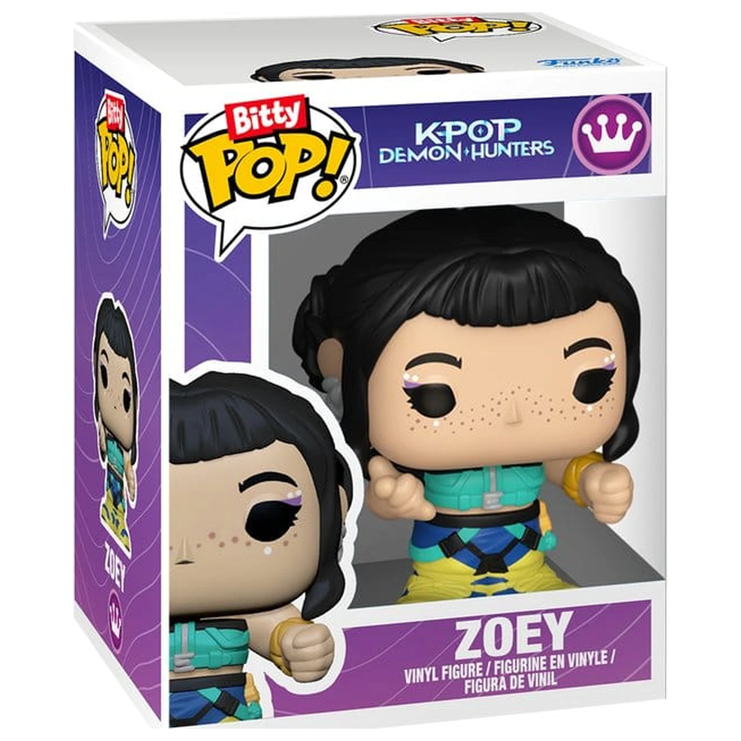 KPop Demon Hunters Bitty Funko POP! Stages Vinylová figúrka Zoey 2,5 cm produktová fotografia