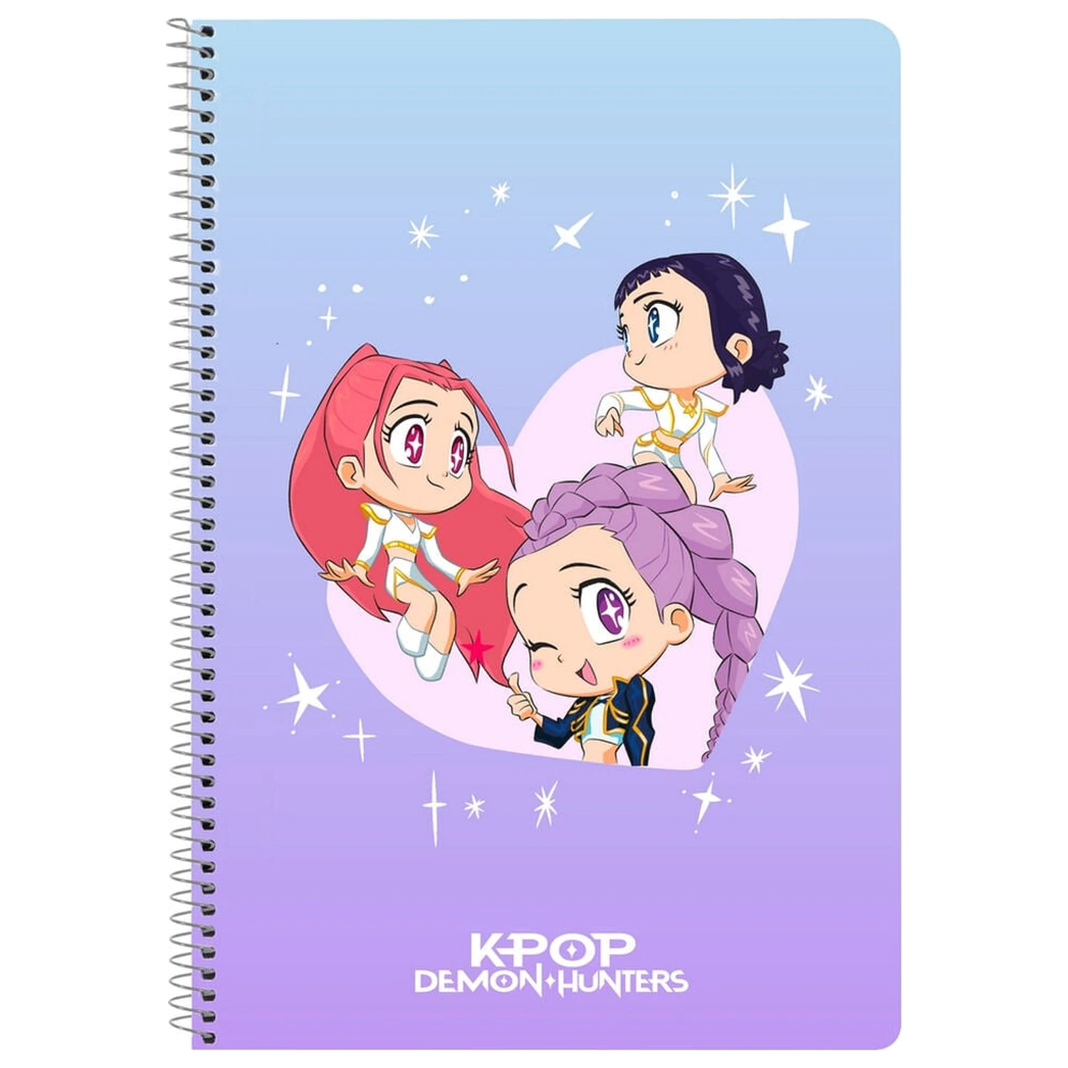 Kpop Demon Hunters Chibi A5 zošit produktová fotografia