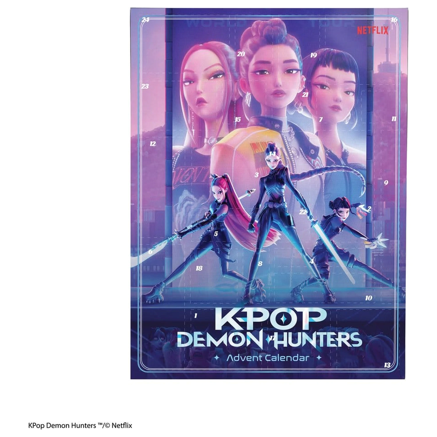 KPop Demon Hunters Classic Adventný Kalendár 2026 produktová fotografia