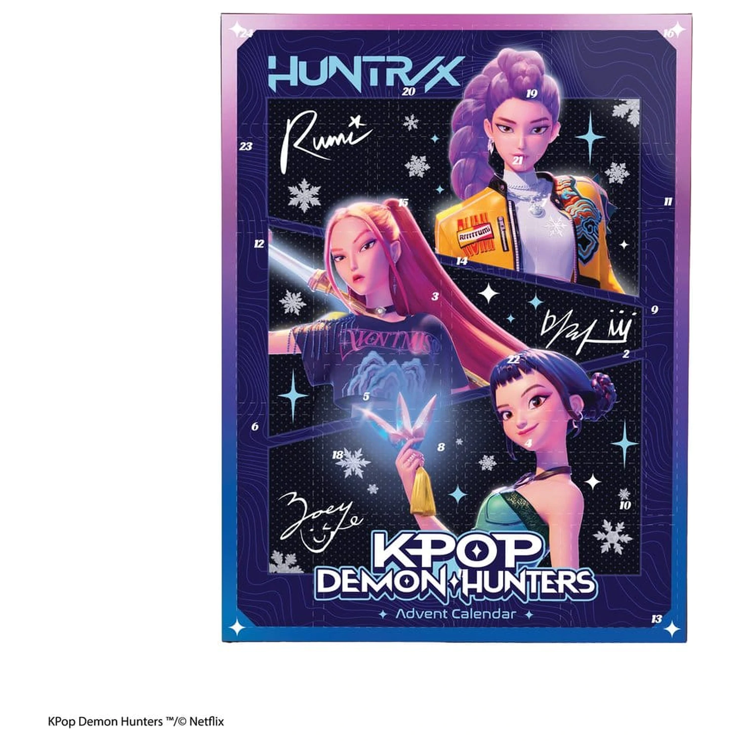 KPop Demon Hunters Classic Adventný Kalendár 2026 produktová fotografia