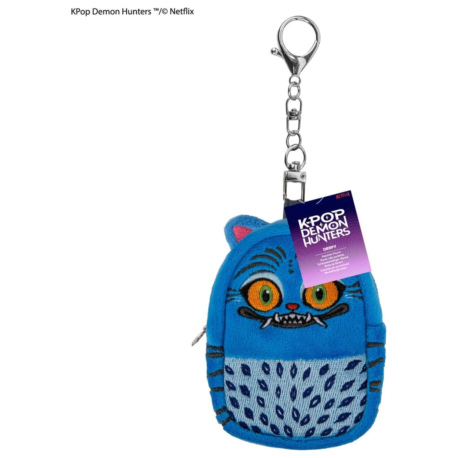 KPop Demon Hunters Keychain Puzdro Derpy produktová fotografia