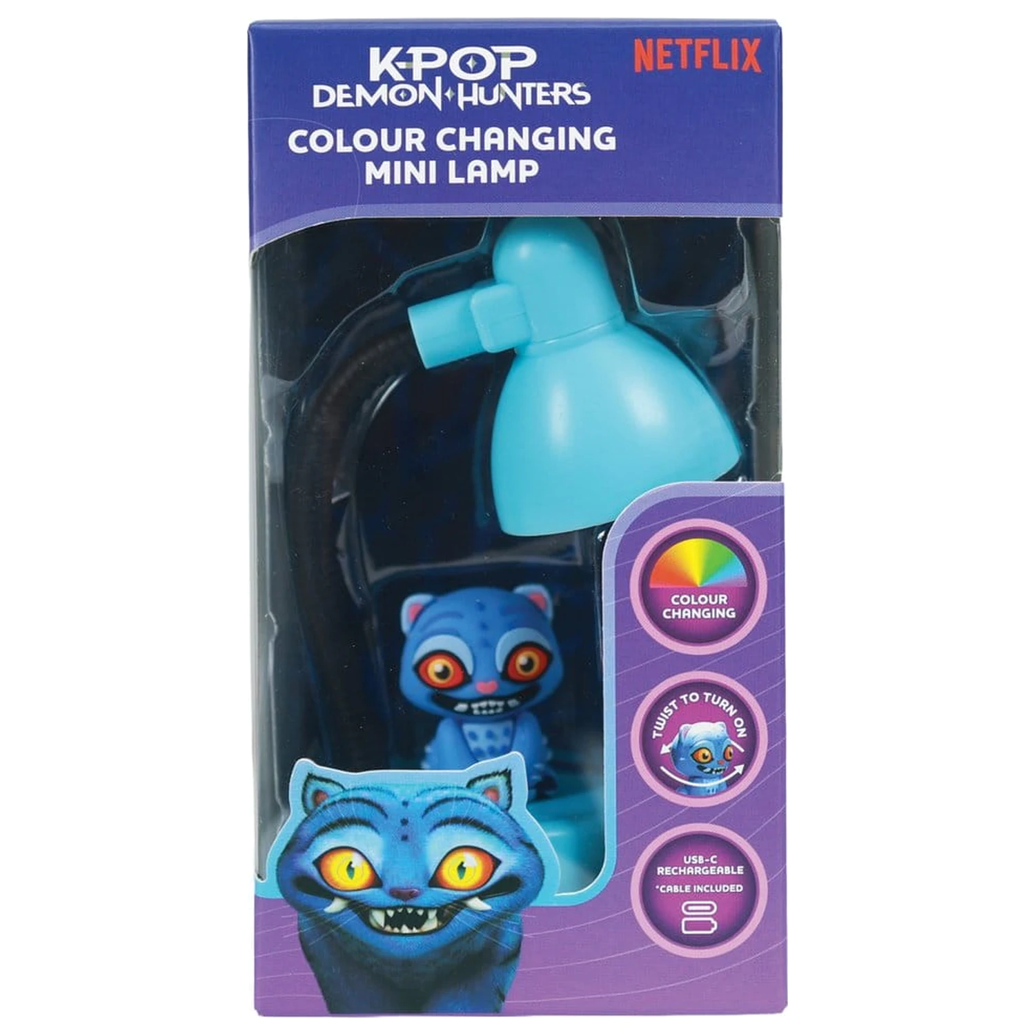 KPop Demon Hunters Mini LED-svetlo s figúrkou Derpy 11 cm produktová fotografia