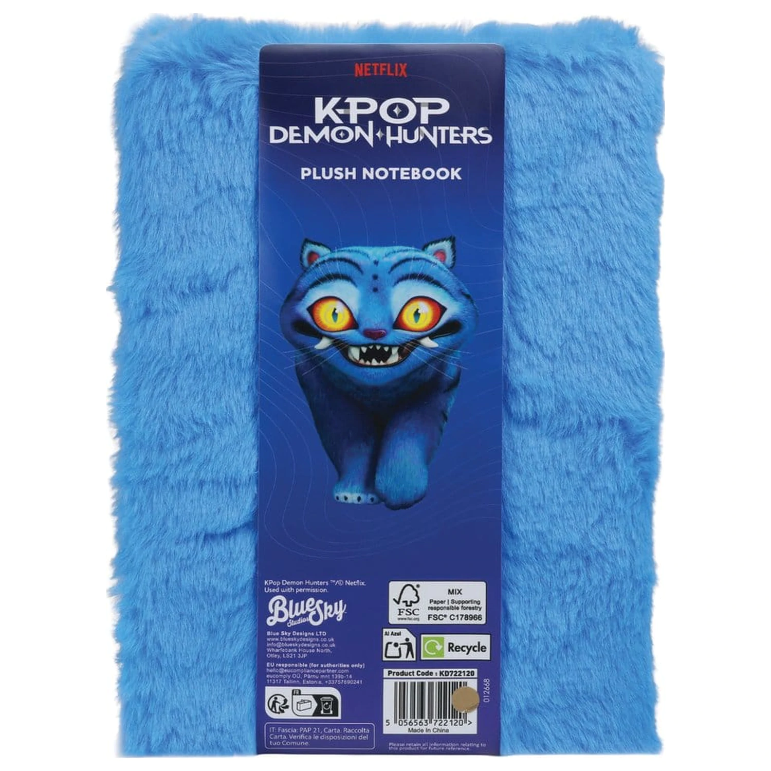 KPop Demon Hunters A5 Zápisník Derpy plyšák produktová fotografia
