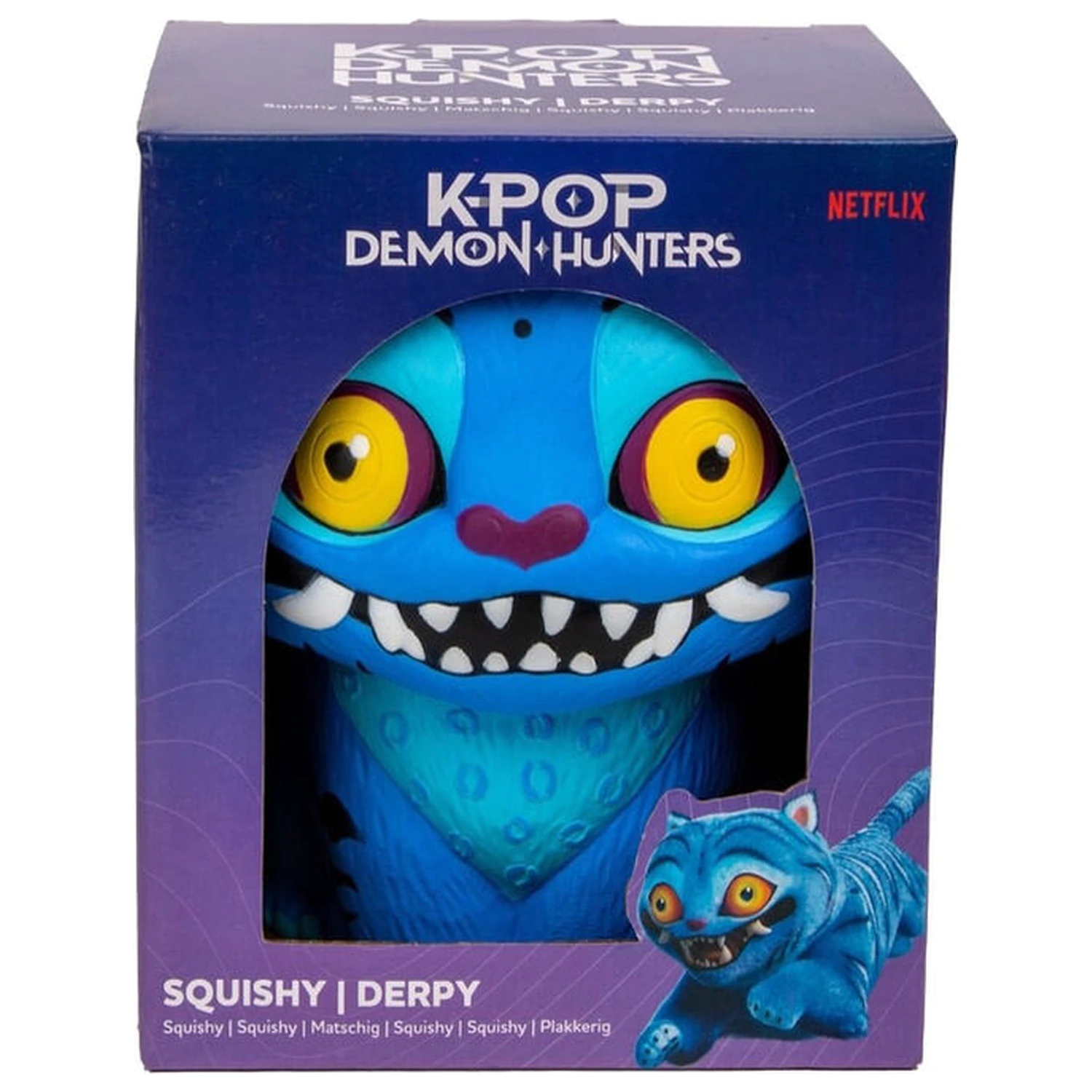 KPop Demon Hunters Derpy Squishy figúrka produktová fotografia