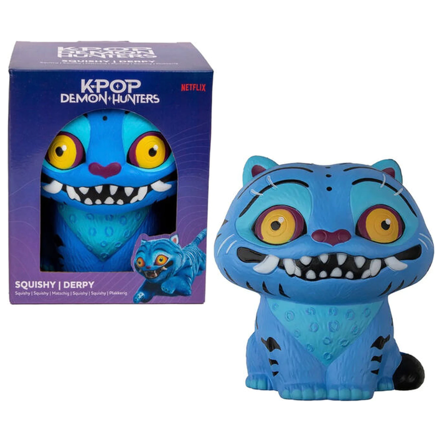KPop Demon Hunters Derpy Squishy figúrka produktová fotografia