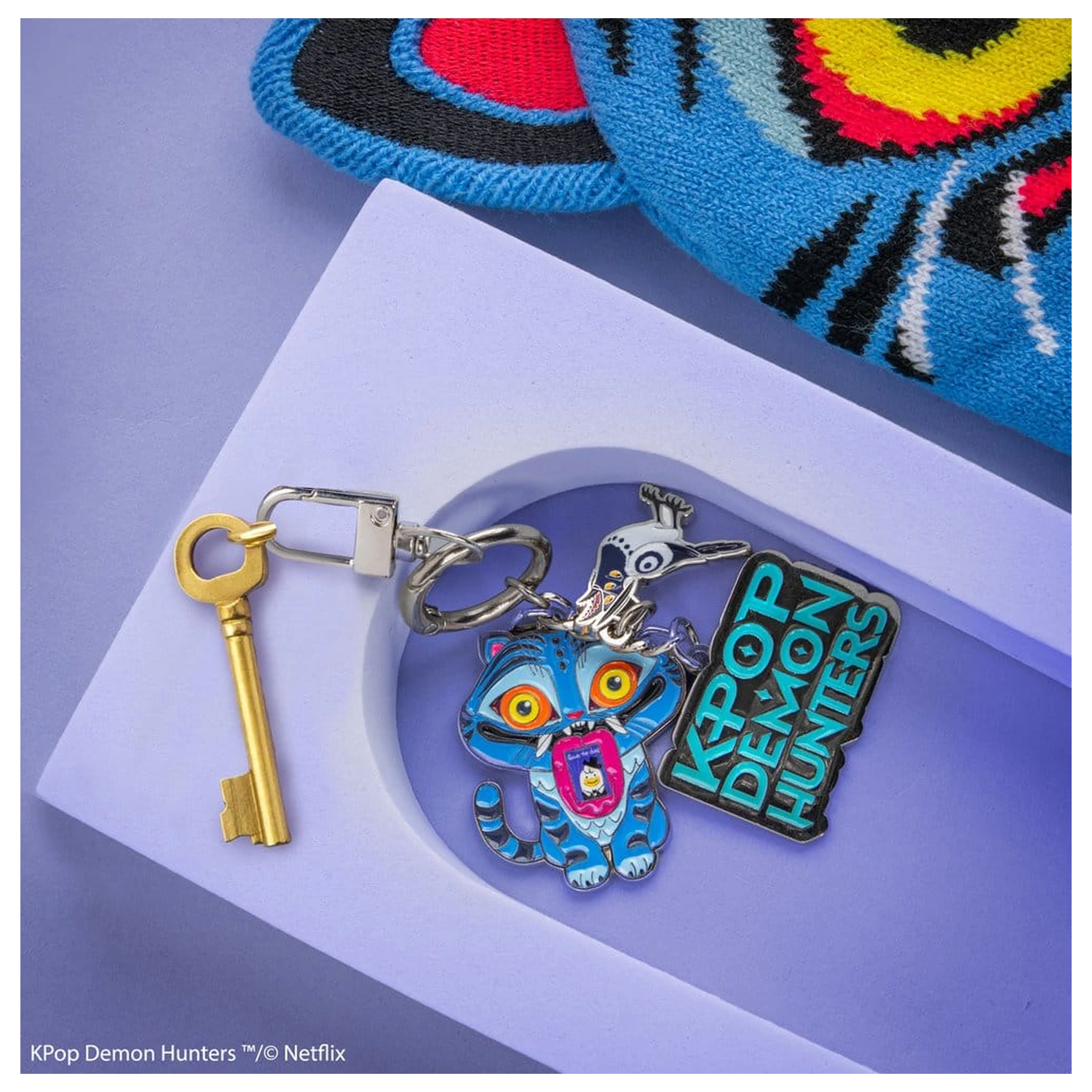 KPop Demon Hunters Charm prívesok na kľúče Derpy & Sussie produktová fotografia