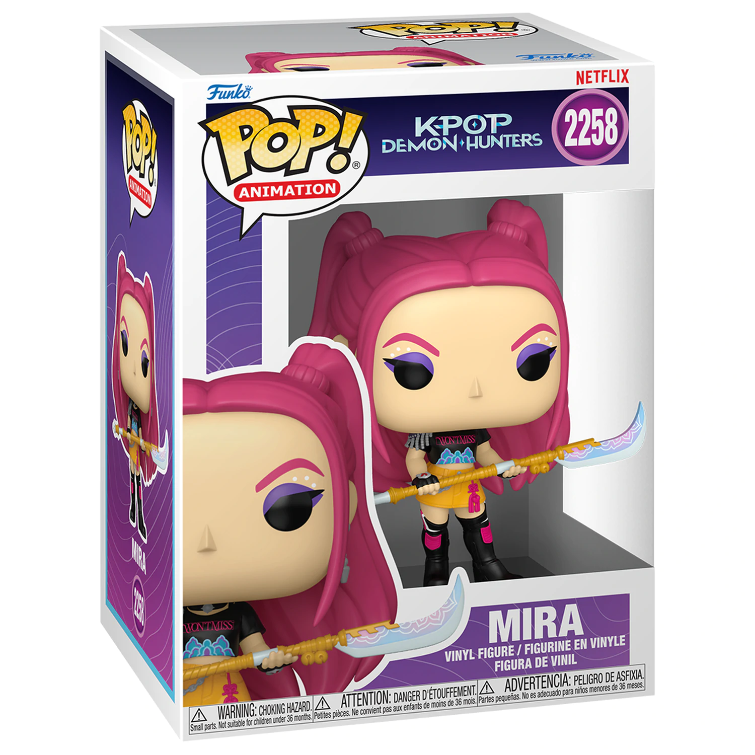KPop Demon Hunters Funko POP! Animation Vinylová figúrka Mirai 9 cm produktová fotografia