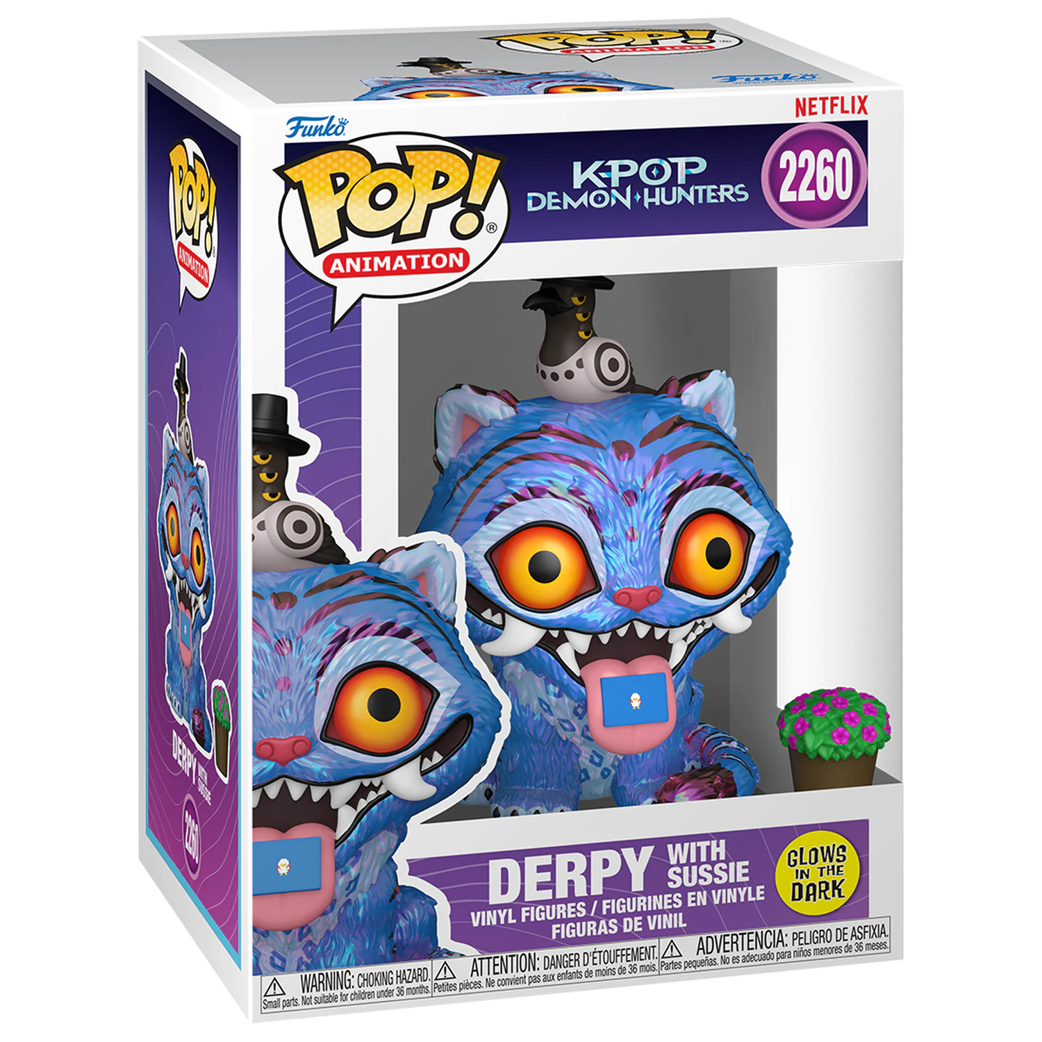 KPop Demon Hunters Funko POP! Animation Vinylová figúrka Tiger s vtákom 9 cm produktová fotografia