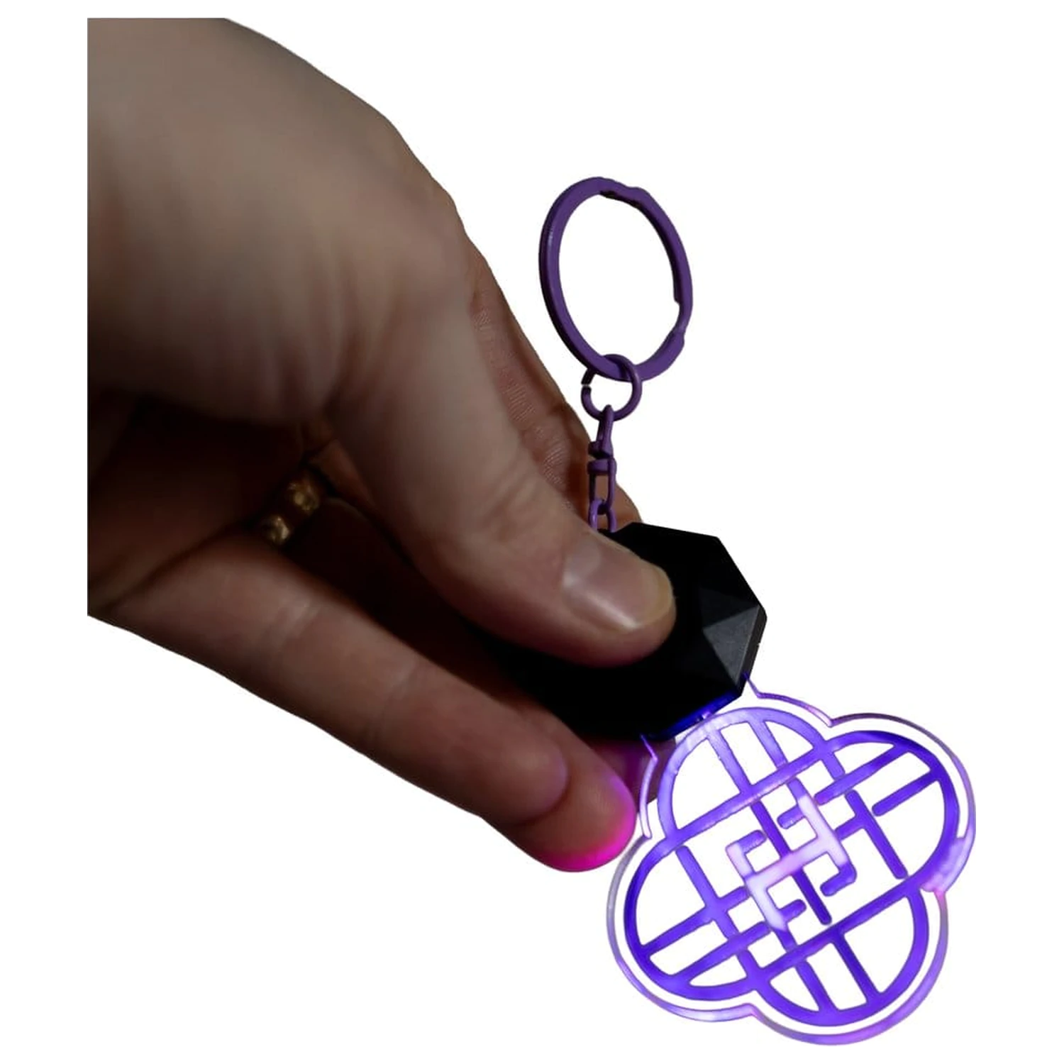 KPop Demon Hunters prívesok na kľúče so svetlom Huntr/x produktová fotografia