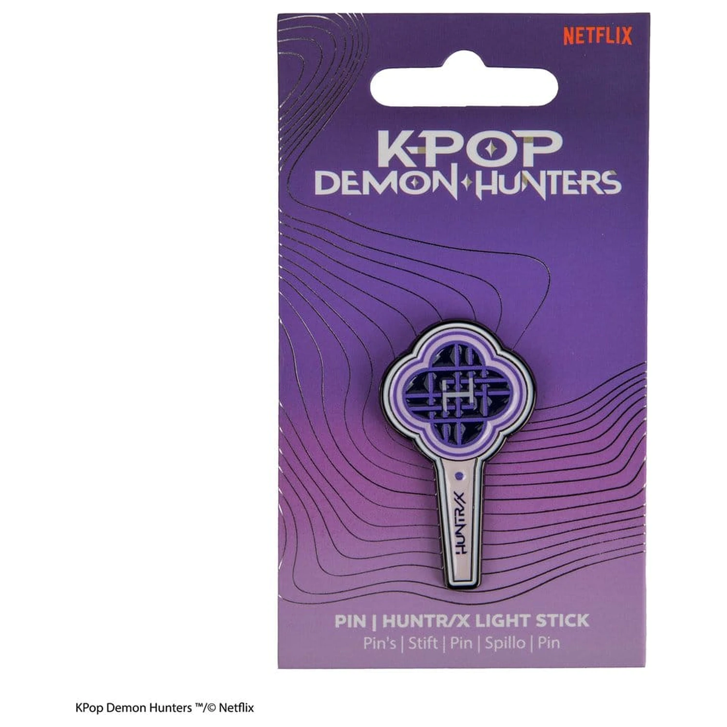 KPop Demon Hunters odznak HUNTR/X Light Stick produktová fotografia